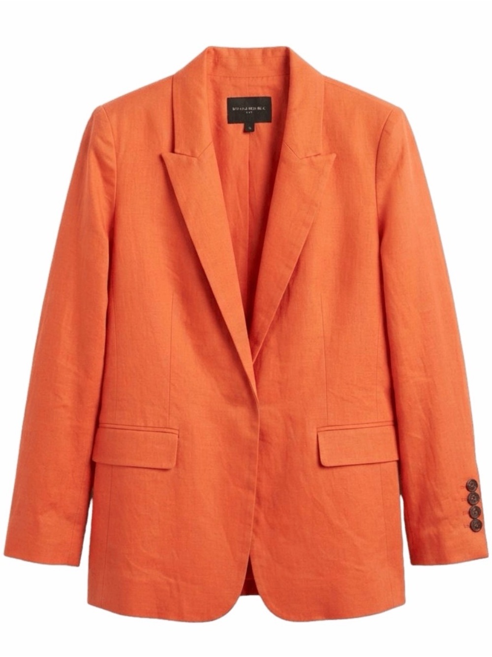 Banana Republic Bright Orange Tailored Blazer
